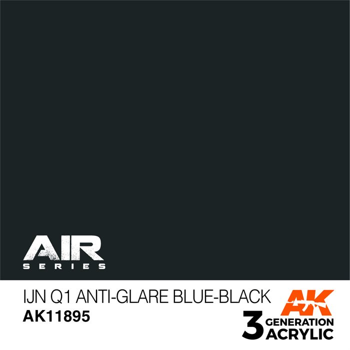 AK 11895 IJN Q1 ANTI-GLARE BLUE-BLACK - AIR, 17 ml