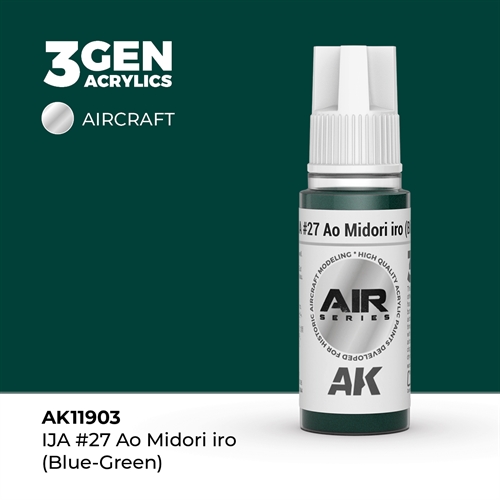AK 11903 IJA #27 Ao Midori Iro (blå-grøn) - AIR, 17 ml
