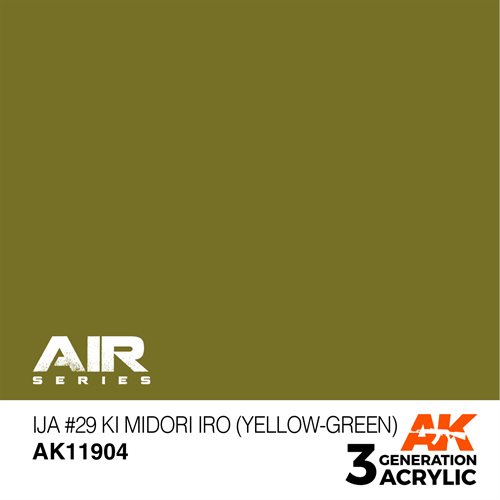 AK 11904 IIJA #29 Ki Midori Iro (gul-grøn) - AIR, 17 ml