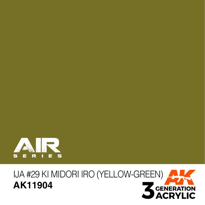 AK 11904 IIJA #29 Ki Midori Iro (gul-grøn) - AIR, 17 ml
