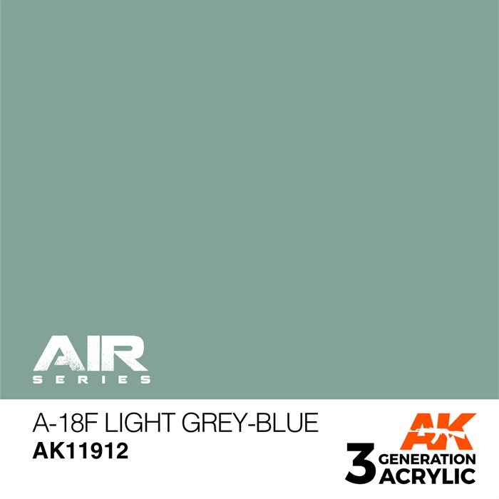 AK 11912 A-18F LIGHT GREY-BLUE - AIR, 17 ml