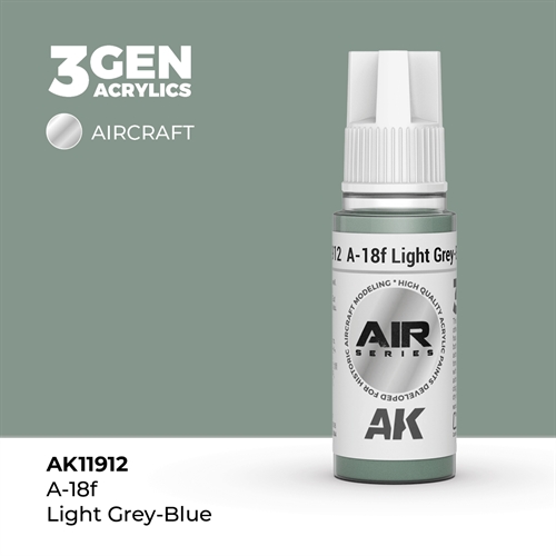 AK 11912 A-18F Lys grå-blå - AIR, 17 ml