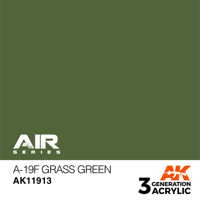 AK 11913 A-19F Græs grøn - AIR, 17 ml
