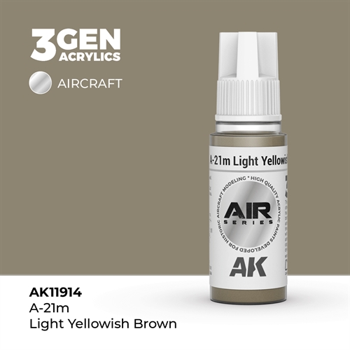 AK 11914 A-21M Lys gullig-brun - AIR, 17 ml