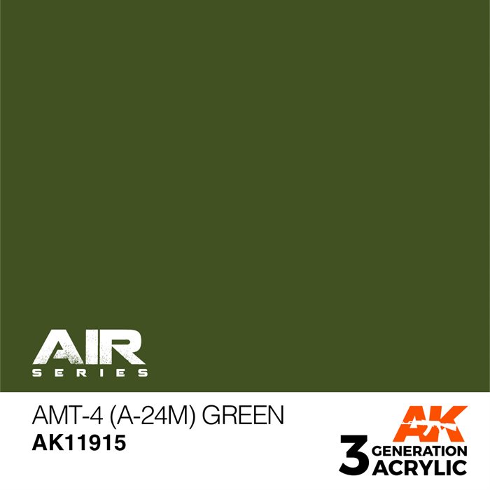 AK 11915 AMT-4 (A-24M) GREEN - AIR, 17 ml