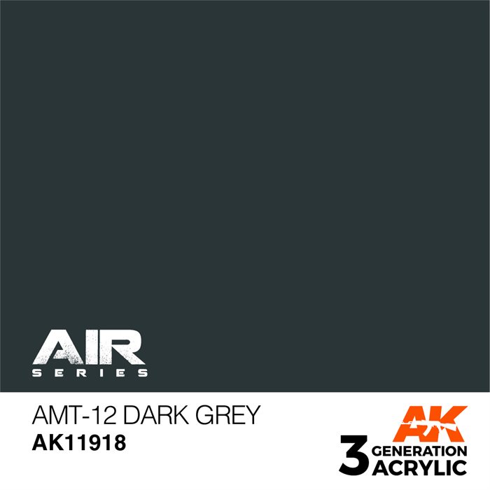 AK 11918 AMT-12 Mørk grå - AIR, 17 ml