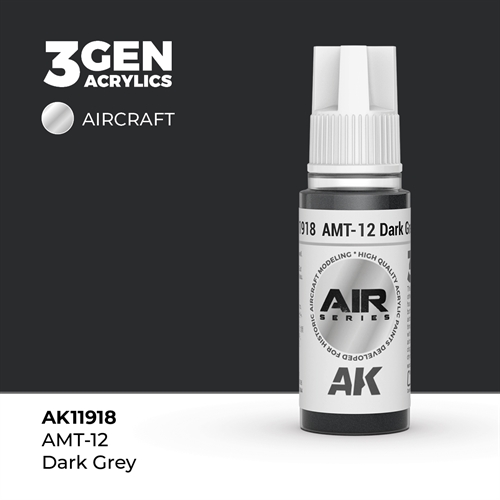 AK 11918 AMT-12 Mørk grå - AIR, 17 ml