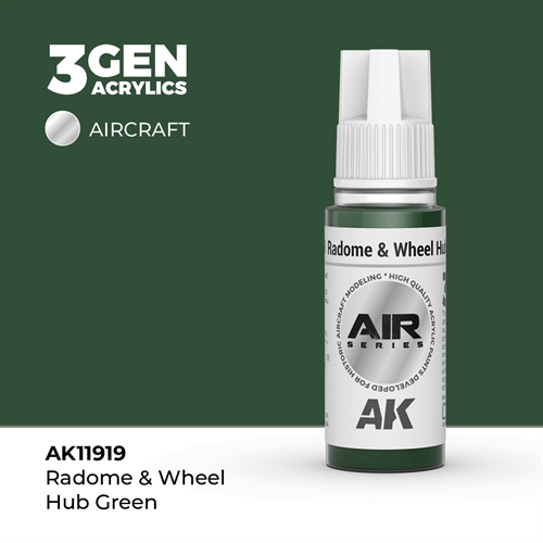 AK 11919 Radom & hjulnav grøn - AIR, 17 ml