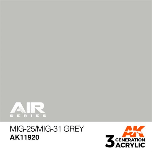 AK 11920 MIG-25/MIG-31 grå - AIR, 17 ml