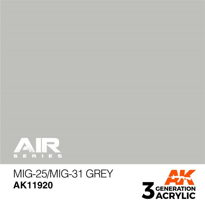 AK 11920 MIG-25/MIG-31 grå - AIR, 17 ml