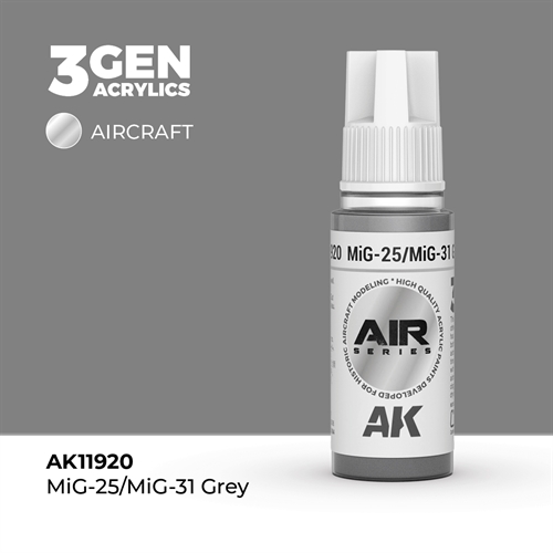 AK 11920 MIG-25/MIG-31 grå - AIR, 17 ml