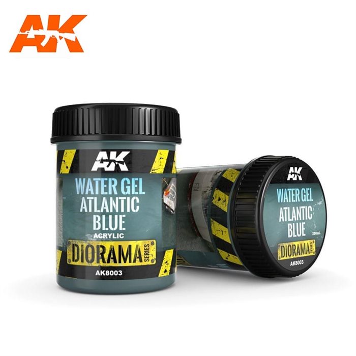 AK8003 Vand gel atlantic blå 250ML