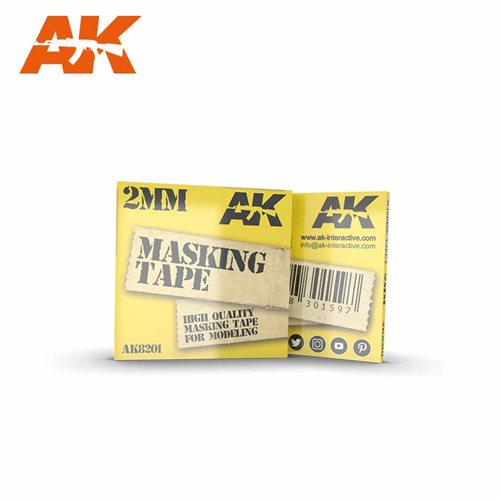 AK Interactive 8201 MASKING TAPE: 2MM