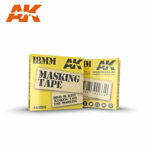 AK Interactive 8205 MASKING TAPE: 18MM