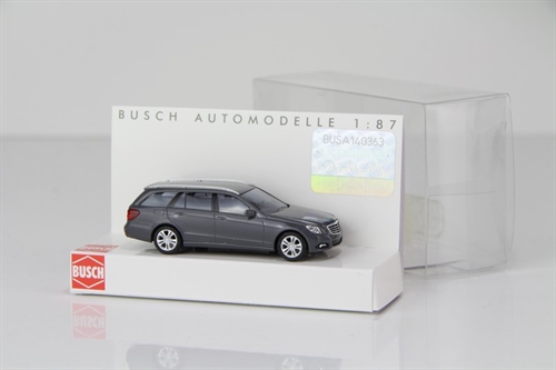 Busch 44254 Mercedes E-klasse, T-model, grå, H0