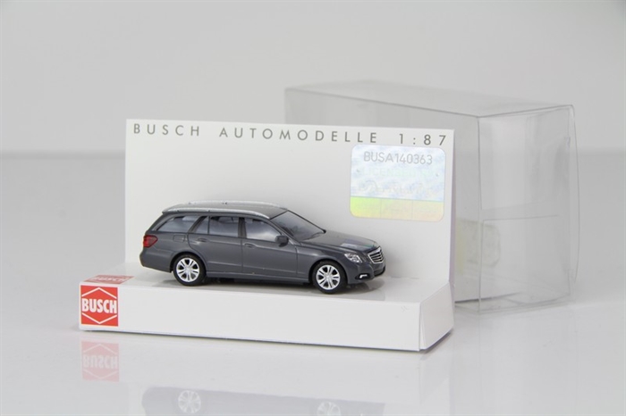 Busch 44254 Mercedes E-klasse, T-model, grå, H0