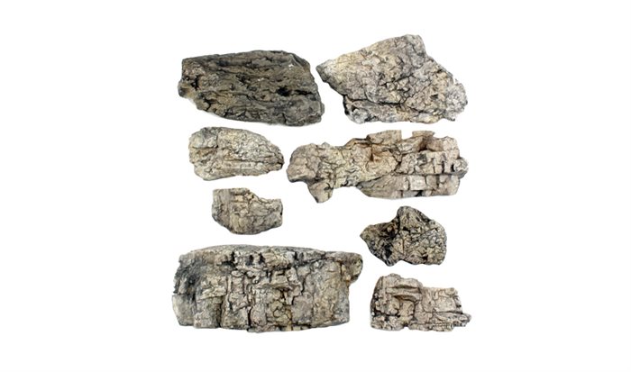 Woodland Scenics 1137 Færdige klippestykker, 8 stk