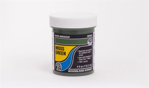 Woodland Scenics CW4533 Water Undercoat, Mos grøn, 118.2 ml 