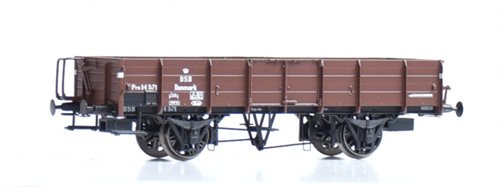 Dekas 873020 DSB PFR 14 571, brun, platform, 4 bremseklodser, ca 1961-66