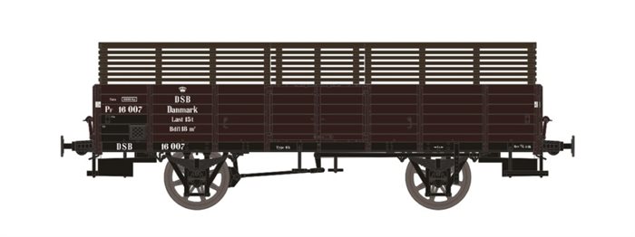 Dekas 873036 DSB PF 16 007, brun, håndbremse og tørvehæk