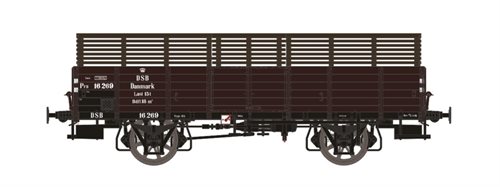 Dekas 873037 7 DSB PFB 16 269, brun, trykluftbremse og tørvehæk
