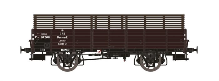 Dekas 873037 7 DSB PFB 16 269, brun, trykluftbremse og tørvehæk