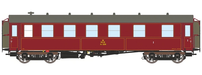 Dekas 876171 DSB AT 220 Personvogn, ca 1945-55, KOMMENDE NYHED 2027