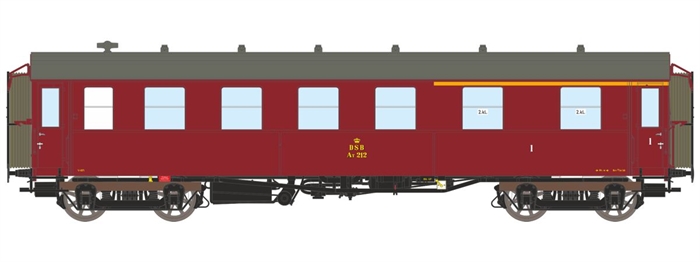 Dekas 876173 DSB AT 212 Personvogn, ca 1956-62, KOMMENDE NYHED 2027