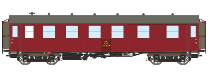 Dekas 876174 DSB CML 2276 Personvogn, ca 1960-65, KOMMENDE NYHED 2027