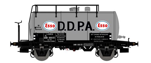 Dekas H0 F0001 DSB ZE 502 222 (DDPA) 1948-60 tankvogn, NYHED 2019