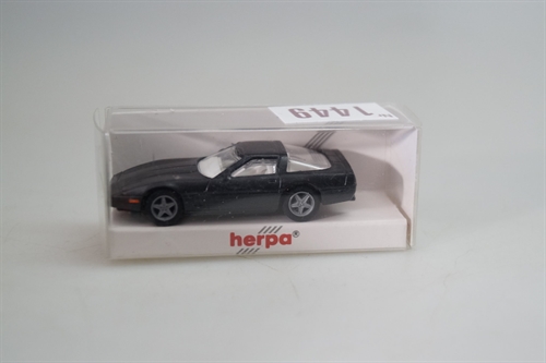 Herpa 087001 Chevrolet Corvette ZR1, sort, H0