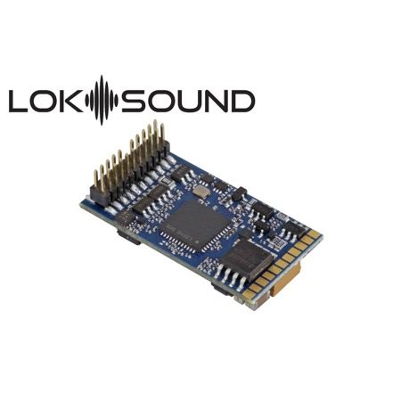 ESU 58412 LokSound 5 DCC/MM/SX/M4, PluX22, med højttaler 11x15mm