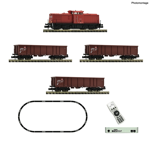 Fleischmann 5170005 z21 start digitalt sæt: Diesellokomotiv klasse 204 med godstog, DB AG, ep V-VI, KOMMENDE NYHED 2024