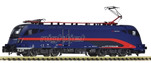 Fleischmann 7570039 Elektrisk lokomotiv 1116 195-9 "Nightjet", ÖBB, SPOR N