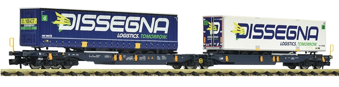 Fleischmann 825029 T2000 dobbelt lomme vognsæt, Wascosa, Spor N