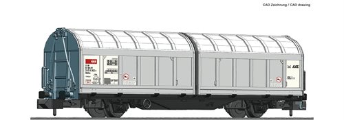 Fleischmann 826250 Skydevægsvogn, SBB Cargo, ep VI