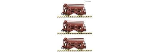 Fleischmann 830358 3-delt. Sæt: Selvtømmervogne, DB AG, ep V, SPOR N