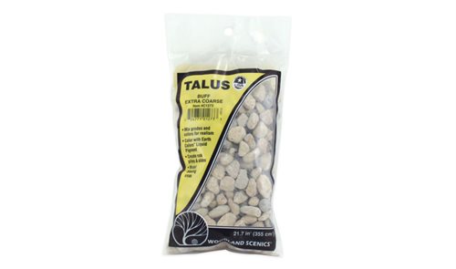 Woodland Scenics C1273 Extra Coarse Buff Talus, ekstra store sten 340 gr