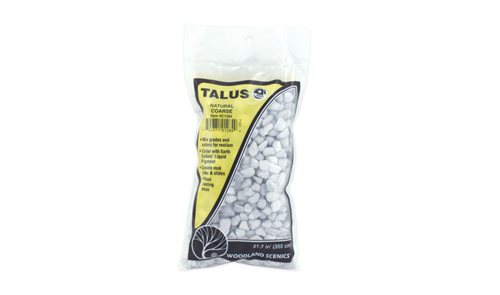 Woodland Scenics C1284 Coarse Natural Talus, store sten, 340 gr
