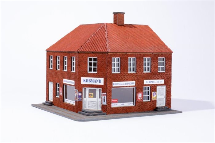 Hobbytrade 87200 Hjørnehus med butik, H0 
