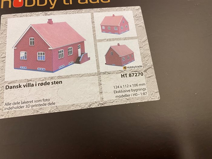 Hobbytrade 87270 Dansk villa i røde sten, Laserskåret, H0
