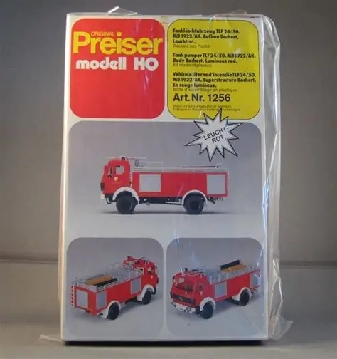 Preiser 1256 Brandbil (BRUGT)