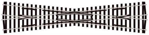 Peco SL194 Langt krydssporskifte, code 75, H0 