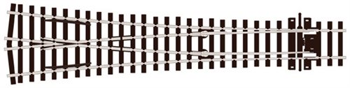 Peco SL-E 198 Y sporskifte, stor radius, code 75, H0 