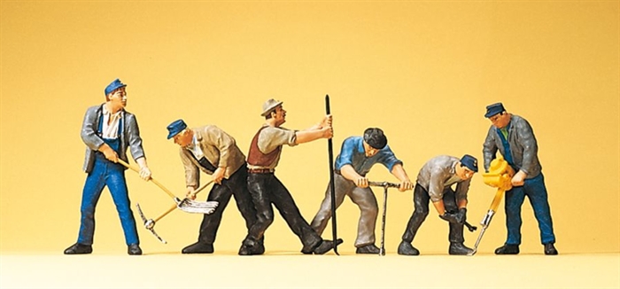 Preiser 10418 HO Banearbejdere.
