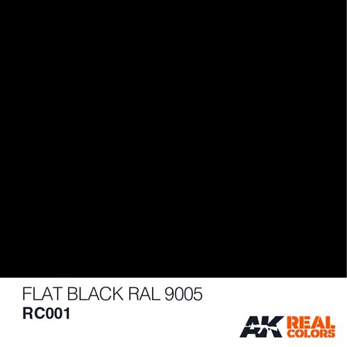 AKRC001 Mat sort RAL 9005, 10ML