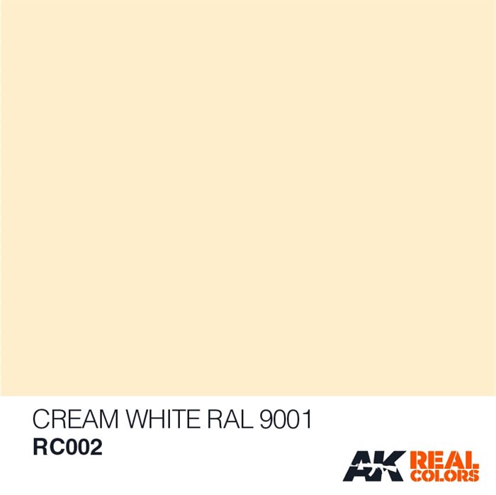 AKRC002 Creme hvid, RAL 9001, 10ML