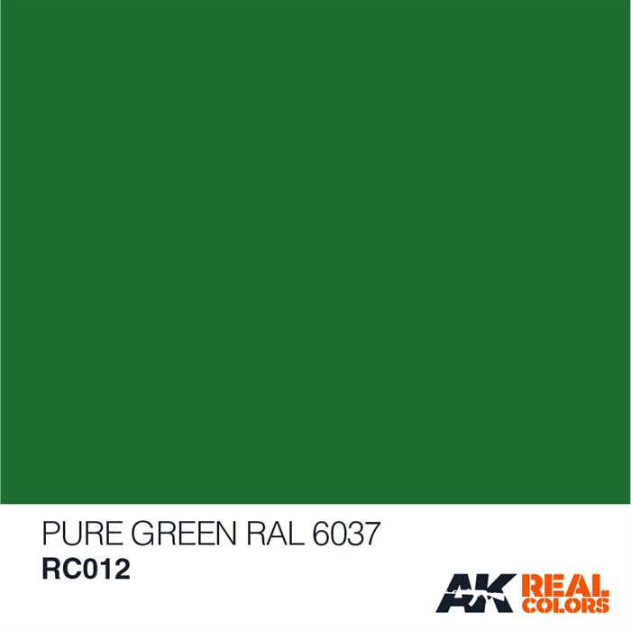 AKRC012  Klar grøn, RAL 6037, 10ML