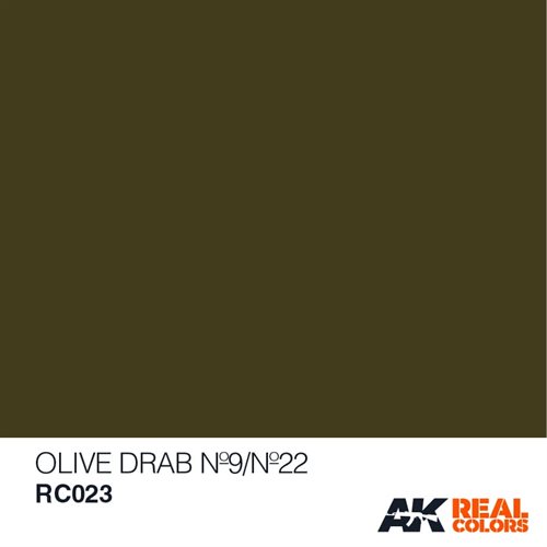 AKRC023 OLIVE DRAB Nº9 / Nº22, 10 ML