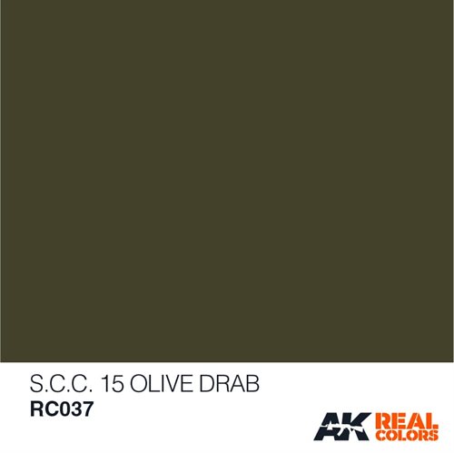 AKRC037 S.C.C. 15 Oliven grøn, 10 ML